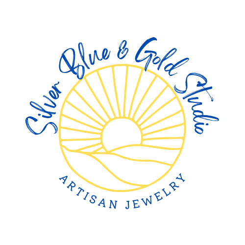 Silver Blue and Gold Studio